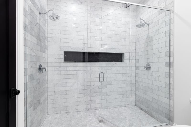 Large Format Tiles in Shower Area