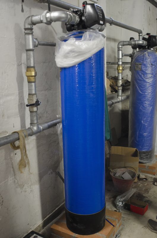 Water Softening System in Place